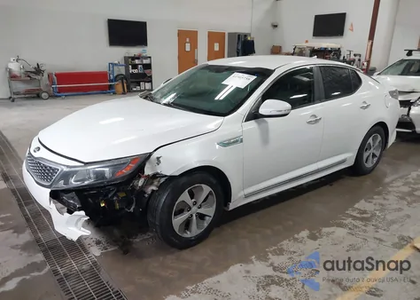 2015 Kia Optima Hybrid z USA, uszkodzony, nr VIN KNAGM4AD8F5078935
